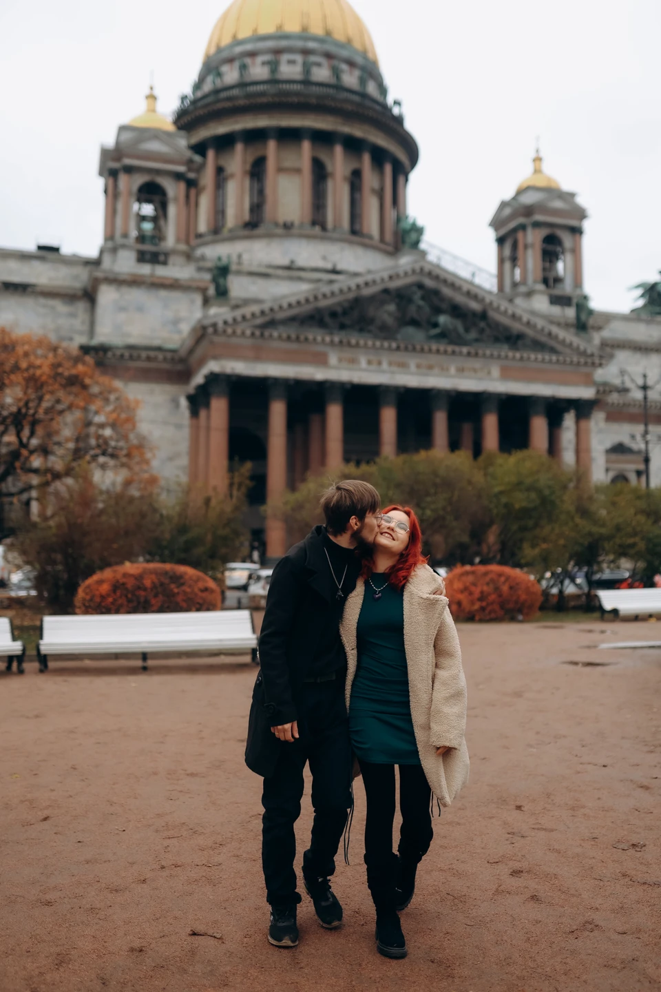 Фотосессия на питерских улочках и крыше (Лиана)