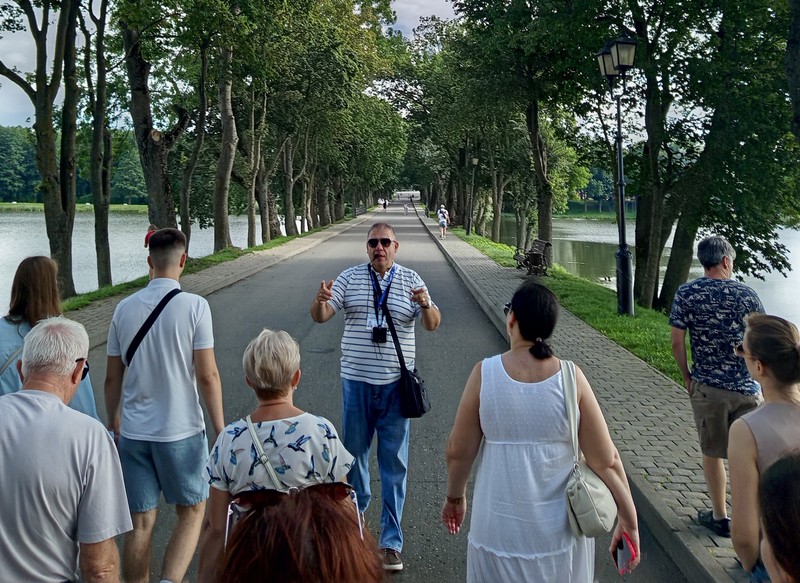 Вечерние огни старого Несвижа