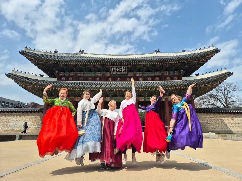 Фото отзыва 2: авторский тур "Девичник в Корее: мастер-класс от шеф-повара, фотосессия в ханбоке и медитация в храме"