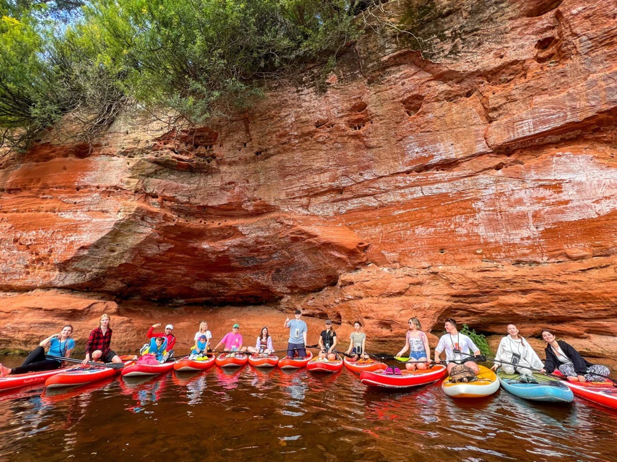 Сап-терапия среди каньонов реки Оредеж
 (2/12)
