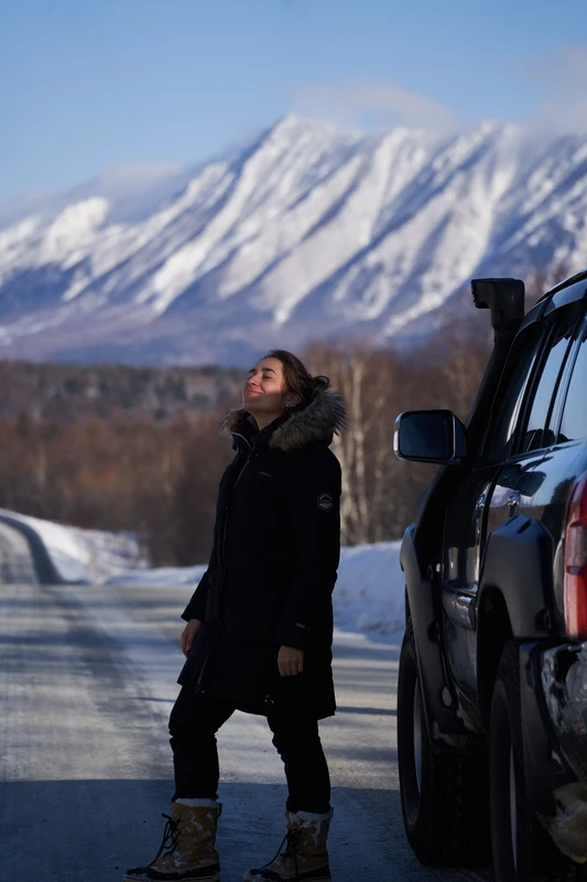Зимняя бухта Тихая - из Южно-Сахалинска