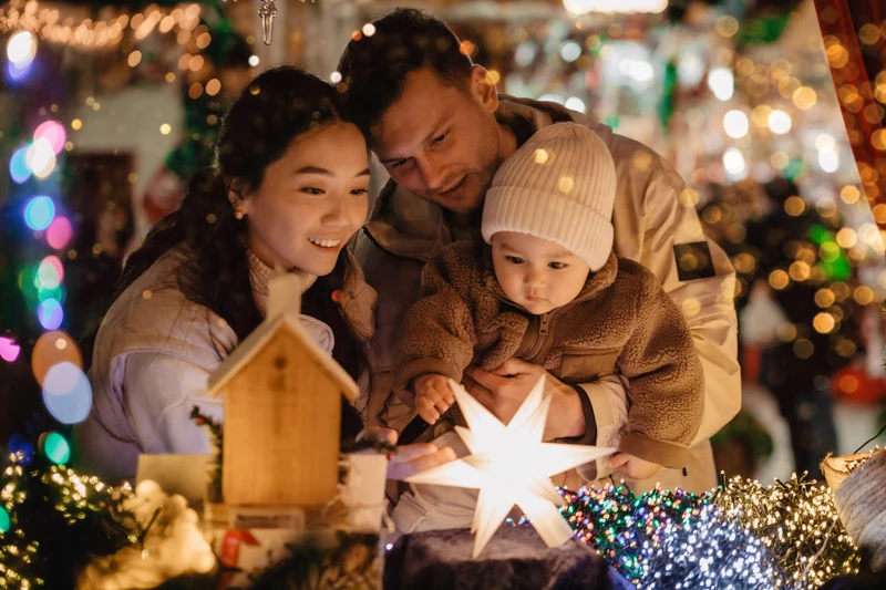 Рождественская фотосессия в Барселоне