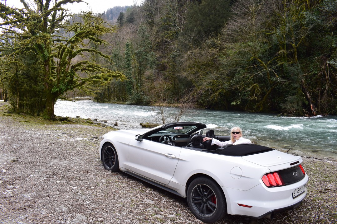 На кабриолете по Сочи и окрестностям (Наталья)