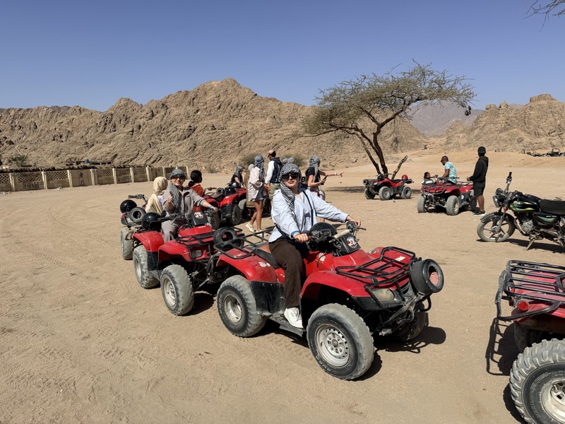 На квадроциклах в группе: сафари в Шарм-эль-Шейхе (Юлия)