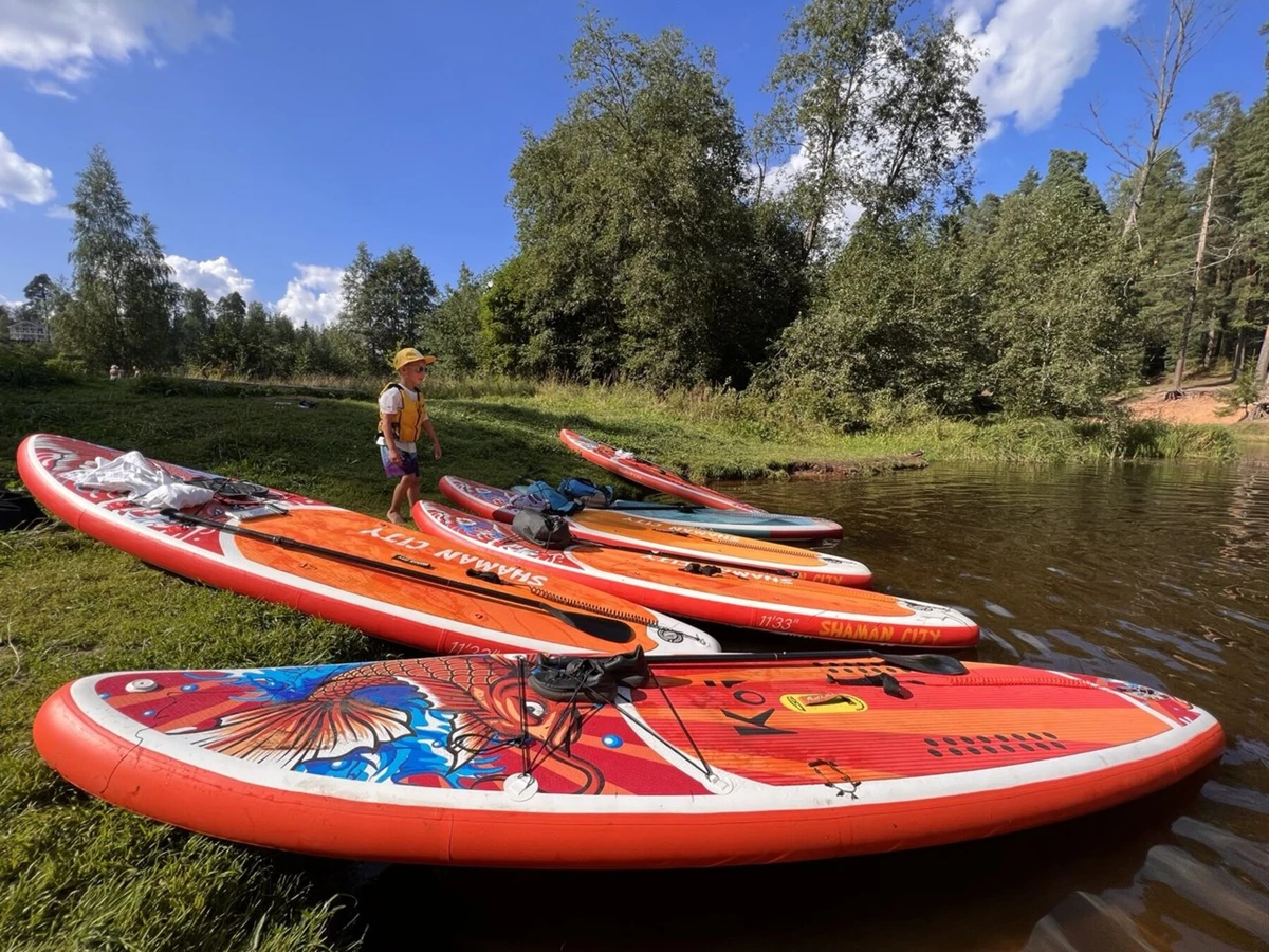 Сап-терапия среди каньонов реки Оредеж
 (11/12)