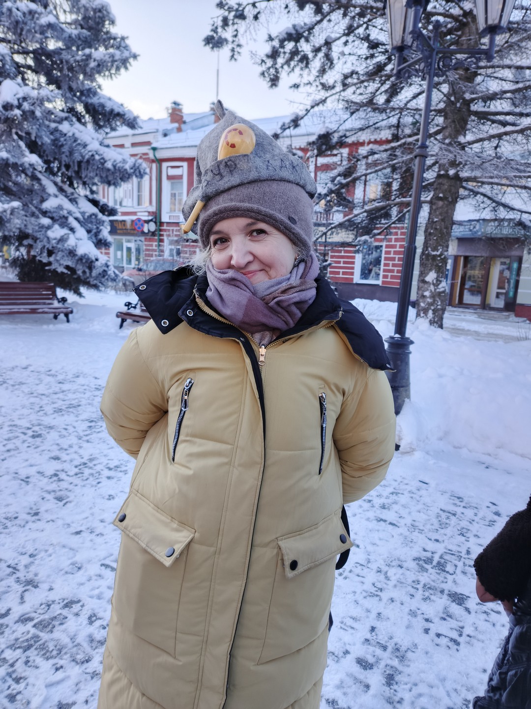 Побывали на чудесной экскурсии в городе Рыбинск -"Сказы о Рыбне от тётушки Щуки". Несмотря на морозец