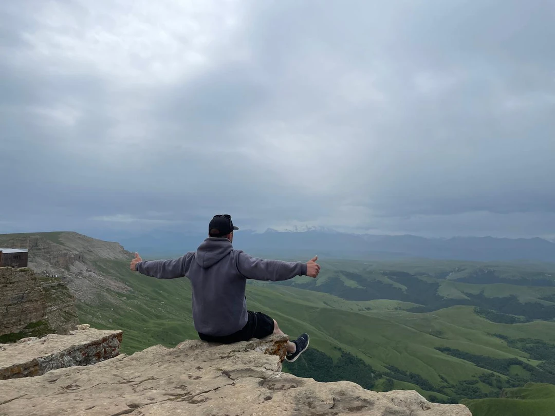 На плато Бермамыт в мини-группе (Игорь)