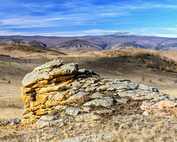 Джипинг по Тажеранским степям, долина Каменных духов, закат в Хужире