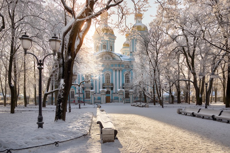 Новогодний Петербург на автобусе