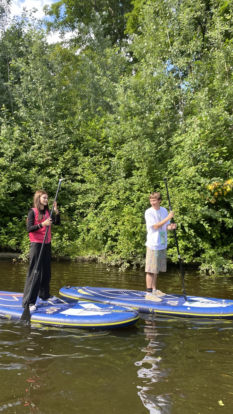 Спасибо за прогулку на сапах. Удивил своих подруг из Беларуси, они в восторге.