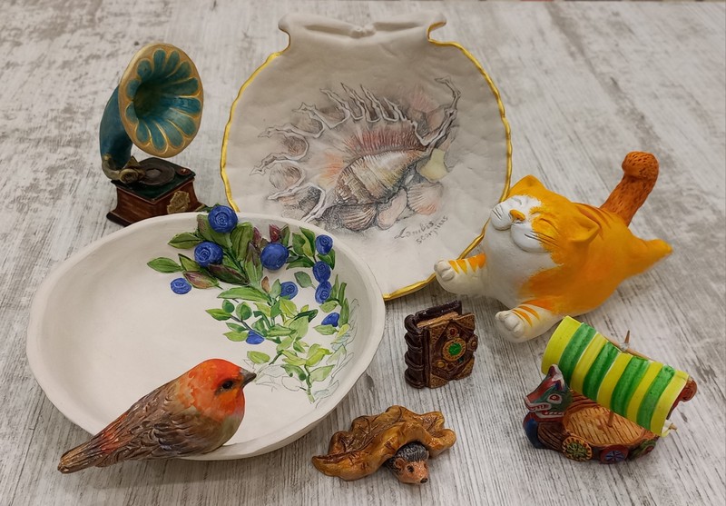 В гостях у художника в Тбилиси: лепка