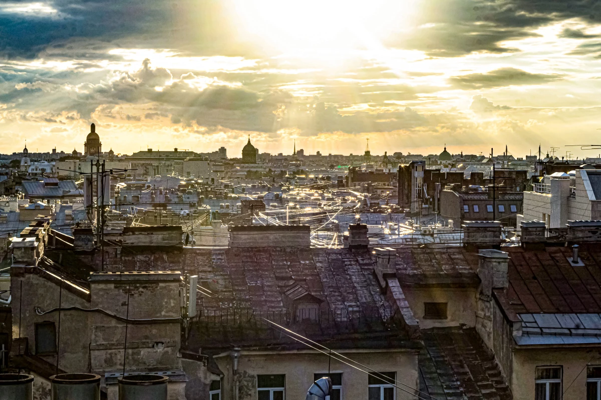 Питер с крыши, колоритные парадные и секретные дворы-колодцы (11/11)