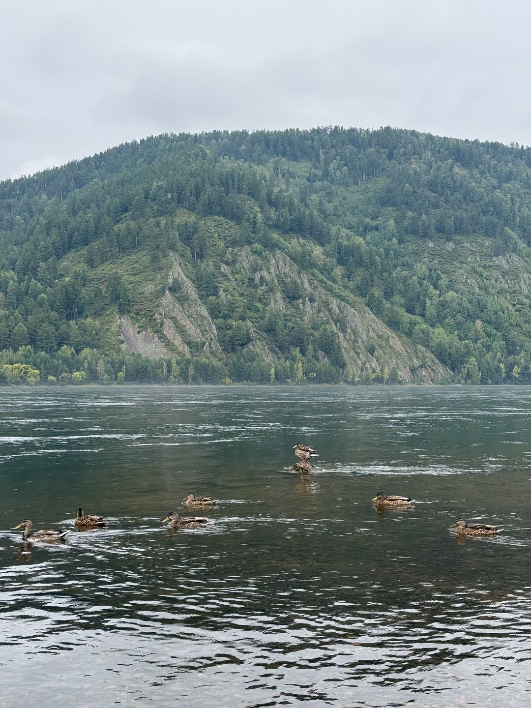 Красноярская ГЭС, Столбы и панорама города (Мария)