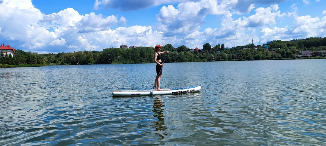 Прогулка на сапбордах по озеру Кабан (Дарья)