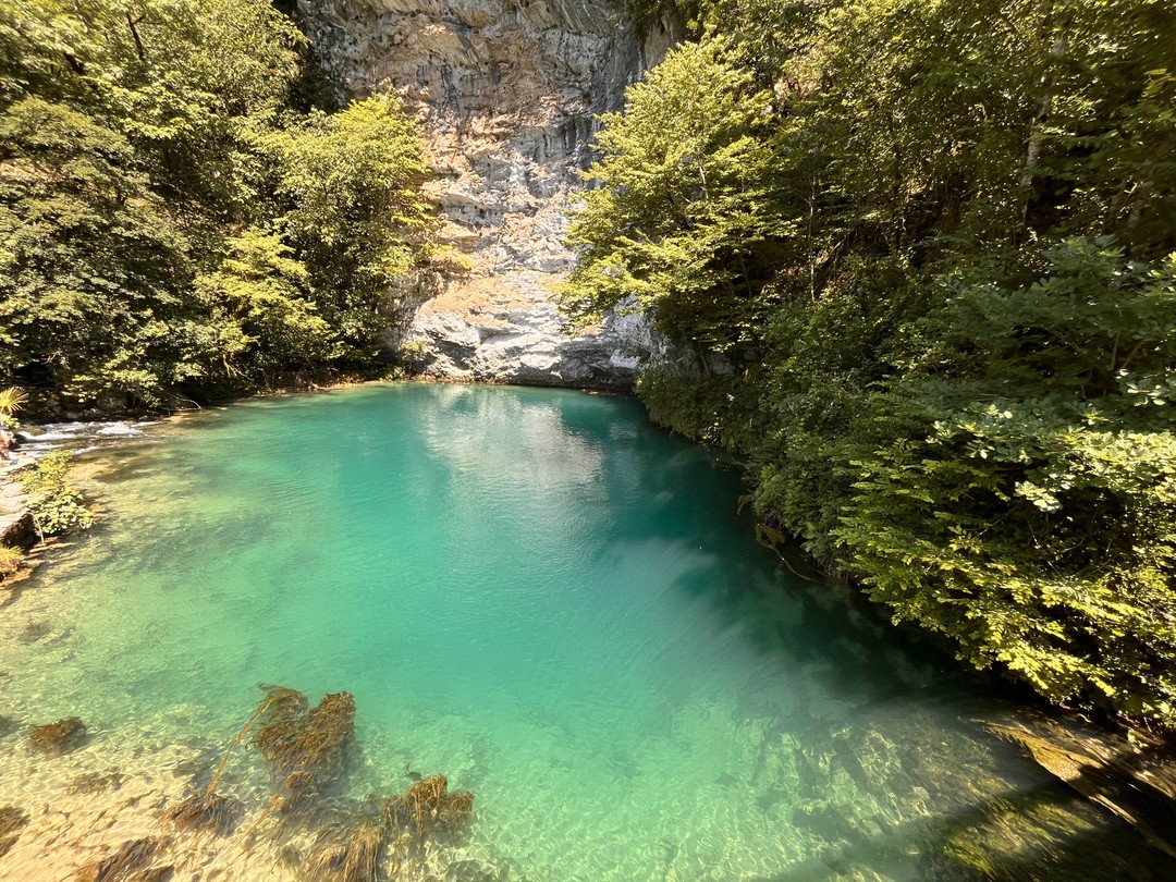 Очень Крутая поездка! Красивое Озеро Рица на котором можно поплавать на катамаране, горные реки водопады, голубое
