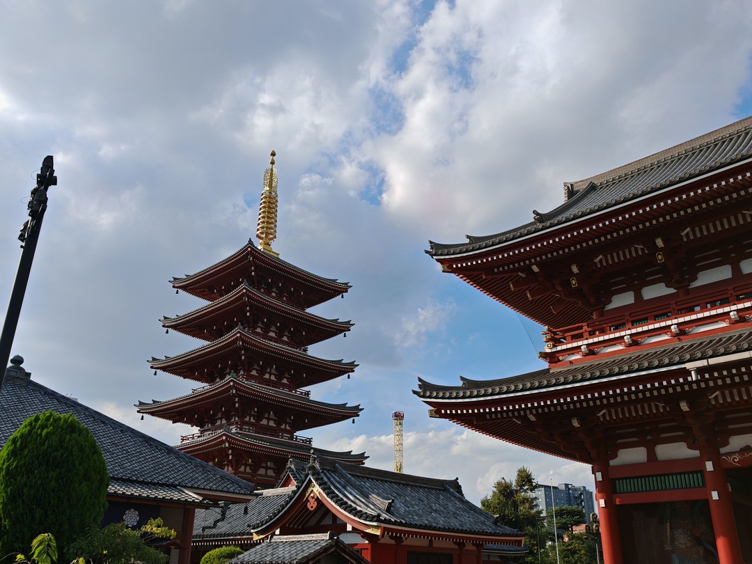 Экскурсию нам проводила гид Виктория. За довольно короткий промежуток времени с послеобеда мы побывали на Асакусе