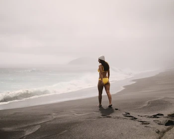 Тихий океан, Зеркальный пляж и Бирюзовое око вулкана