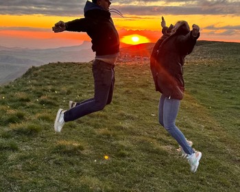 Шумка, хозяйство «Форельное» и закат на перевале