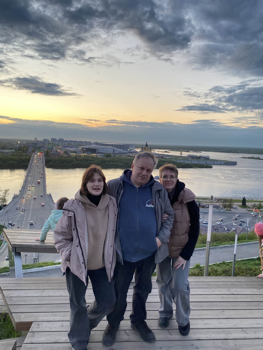 Огни ночного Нижнего Новгорода (Елена)