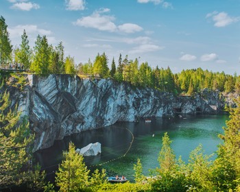 Крепость Карела-Кексгольм, дегустация иван-чая, водопады Ахвенкоски и парк «Рускеала»