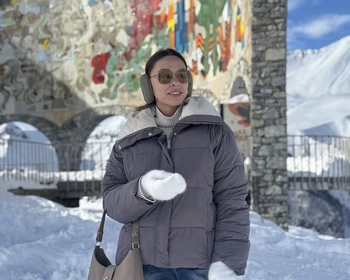 Военно-Грузинская дорога, Арка Дружбы и Казбек