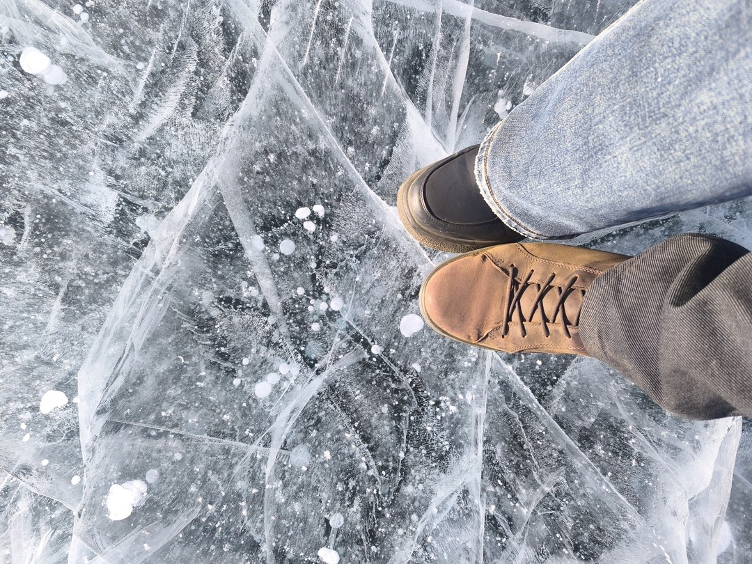 Зимний Ольхон: чистый лёд, пузырьки и гроты (владимир)