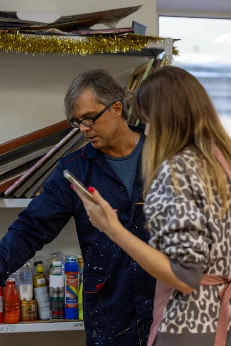 Мастер-класс по текстурной живописи для взрослых и детей в Петербурге (7/9)