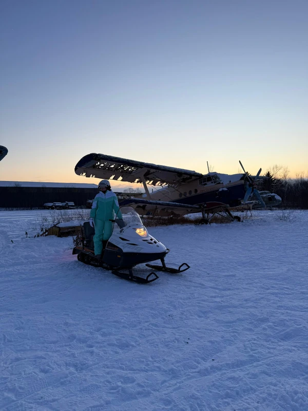 Операция «Зимний аэродром»: на снегоходах - к подножию горы Быкова