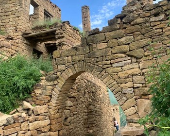 Салтинский водопад, аулы Гамсутль и Чох