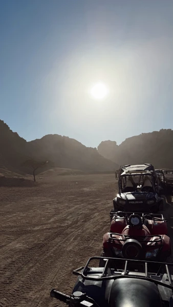 На квадроциклах в группе: сафари в Шарм-эль-Шейхе (Алена)