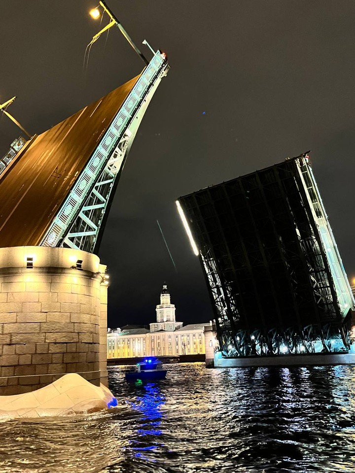 Водная экскурсия с аудиогидом на развод мостов (Юлия)