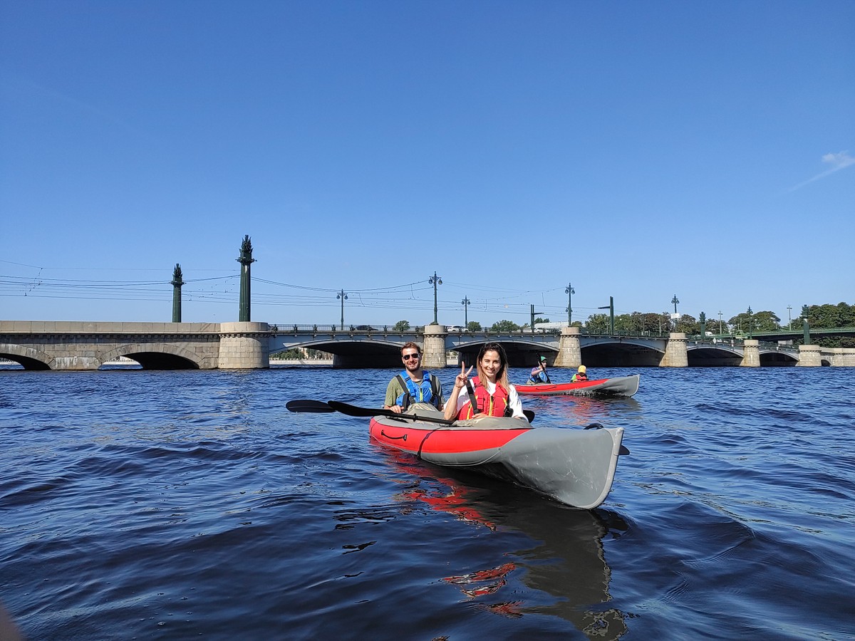 Фото К парковым островам Петербурга — на байдарках