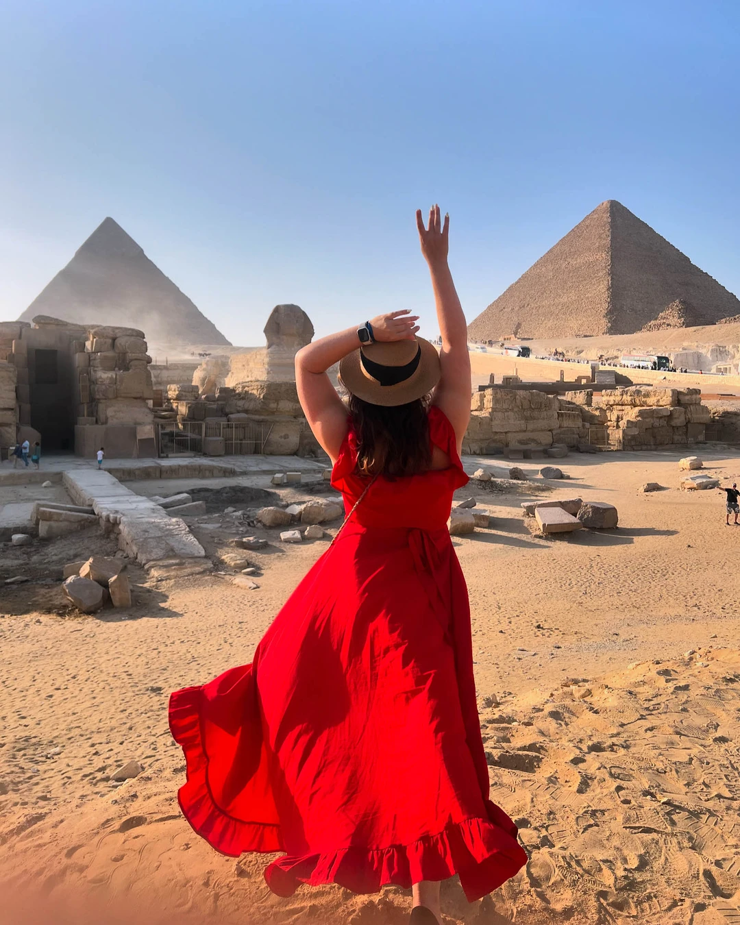 К великим пирамидам - на автобусе из Шарм-эль-Шейха (Ирина)