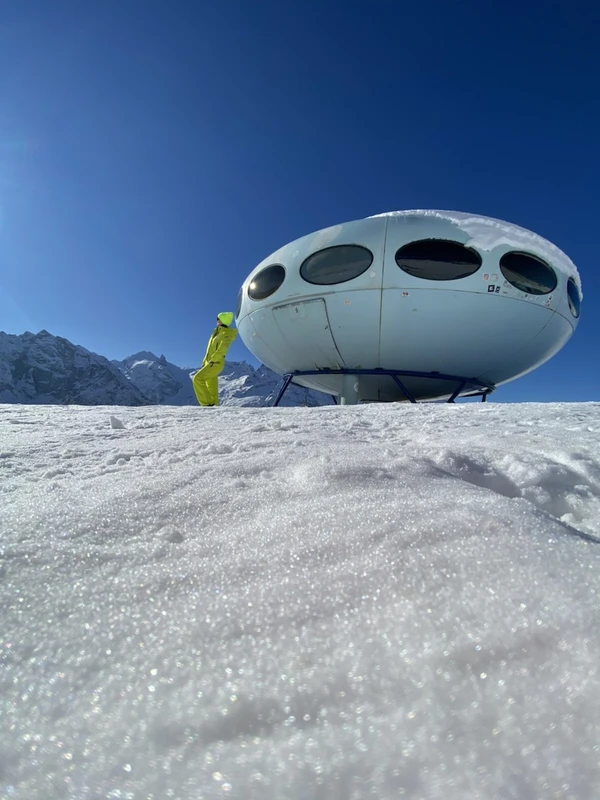 Фото отзыва 2: авторский тур "Зимний Домбай: осваиваем склоны Мусса-Ачитары, катаемся на квадроциклах и ловим форель"