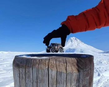Поездка к вулкану Вилючинский на вездеходе и горячие источники