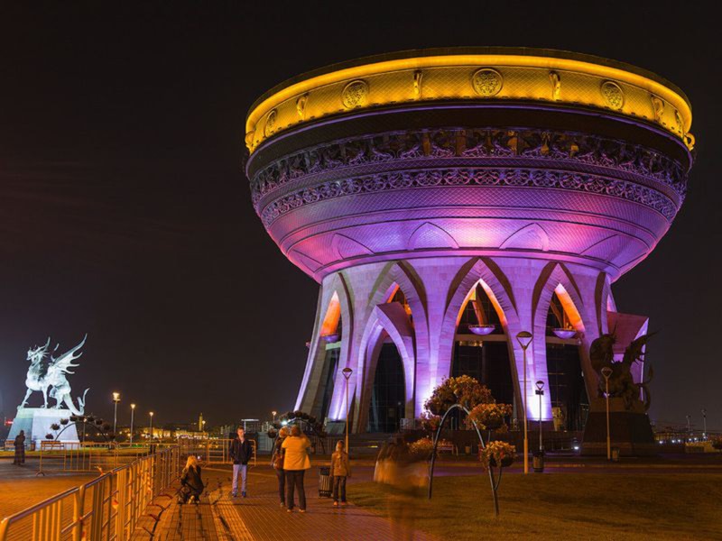 Огни ночной Казани