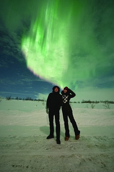 Северное сияние: чудо света в Мурманске (Валерия)