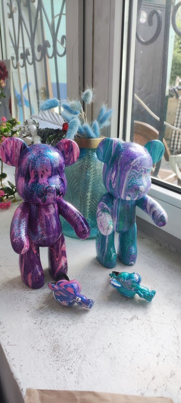 Мастер-класс по заливке мишек Bearbrick