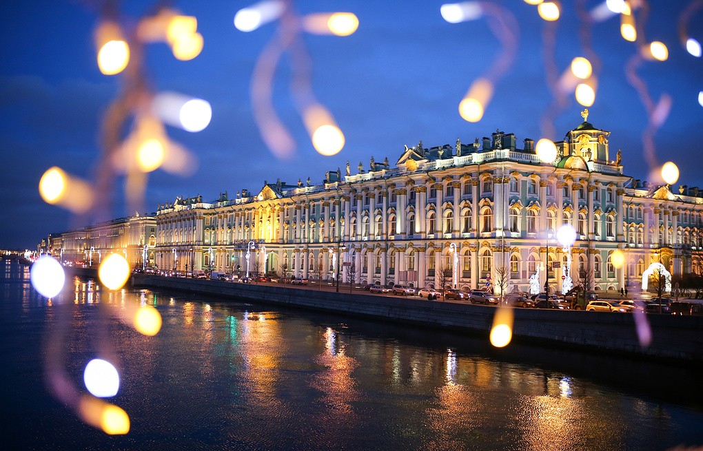 Новогодний Петербург на автобусе