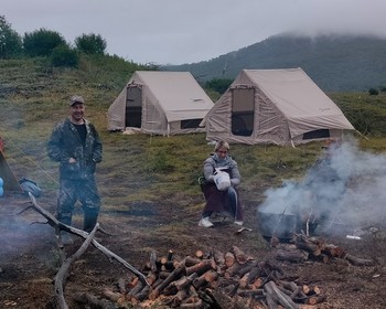На лошадях к Корякскому перевалу