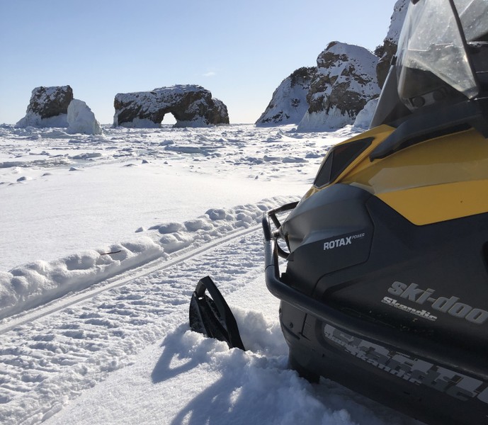 Снегоходы рулят! Поездка по просторам Сахалина