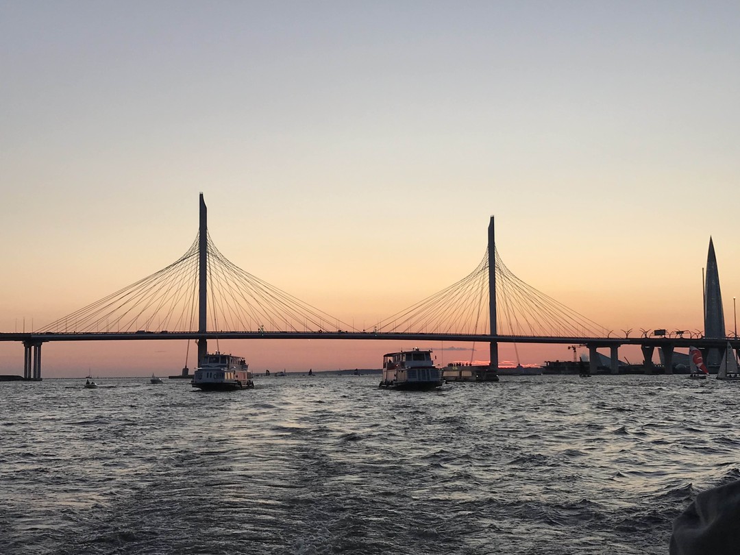 Теплоходная прогулка по Неве и Финскому заливу - на закате под живую музыку (Анастасия)