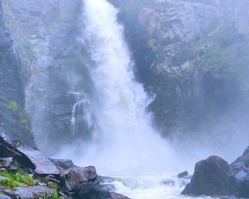 Самый высокий каскадный водопад Алтая