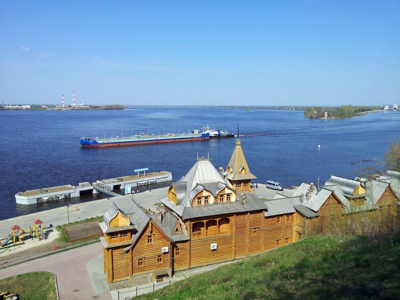 Виды В древний Городец из Нижнего Новгорода