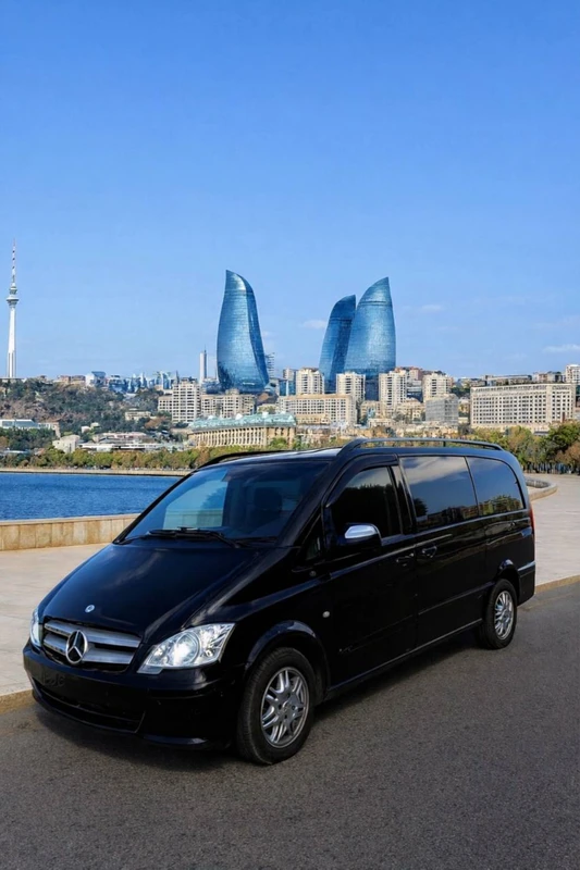 Трансфер из аэропорта Баку или наоборот - на минивэне