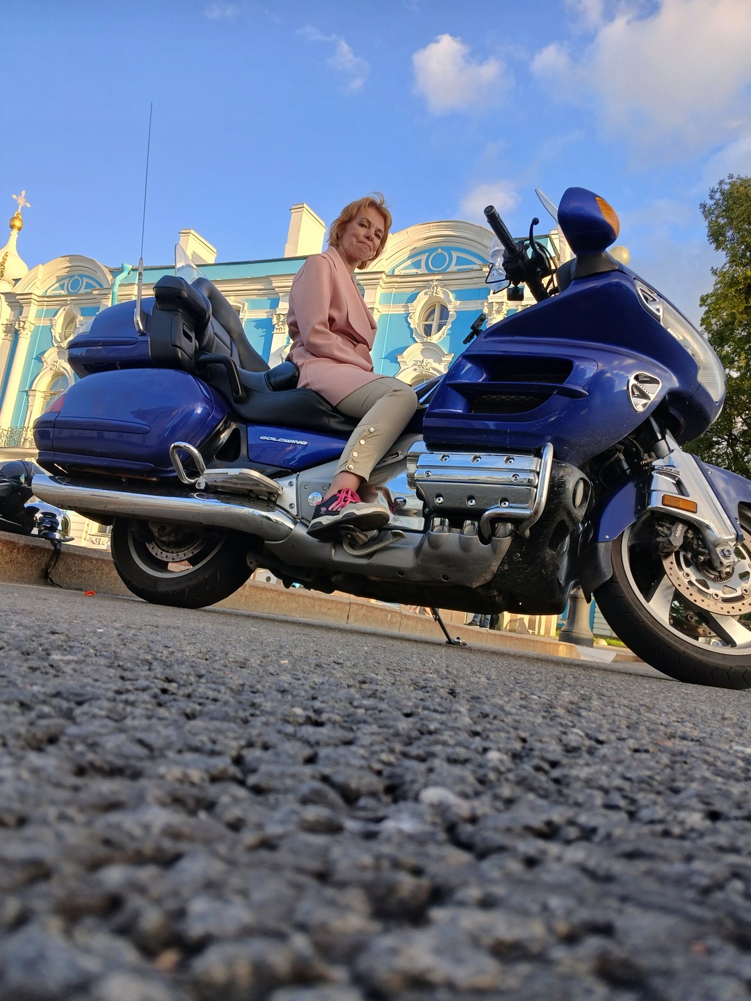 На мотоцикле по сердцу Северной столицы (Марина)