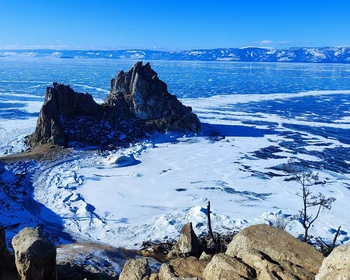 Остров Харанцы, мысы Сагаан-Хушун и Хобой, закат у Шаманки