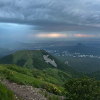 Фото отзыва 1: экскурсия "Рассвет на Бештау: утренний треккинг с хаски!"