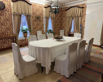 Щелыково, Николо-Бережки, чаепитие из самовара