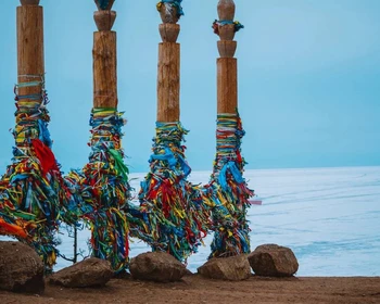 Путь на Ольхон, экускурия по острову, катание на велосипедах и выставка ледяных скульптур